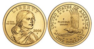 Sacagawea dollar coin, 2008