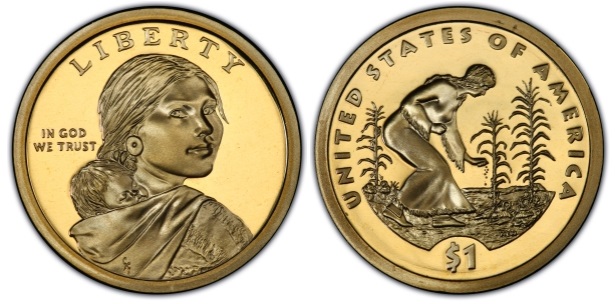 Golden Dollar Coin  **Free Shipping** Native American 2001 P Sacagawea 