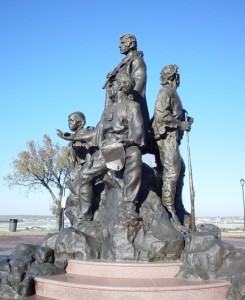 Lewis and Clark Monument at Case Park, Kansas City, Mossouri